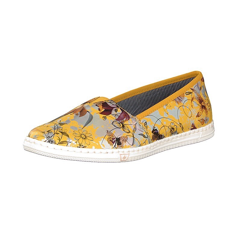 Damske Slip On Rieker M2772-91, Žlté